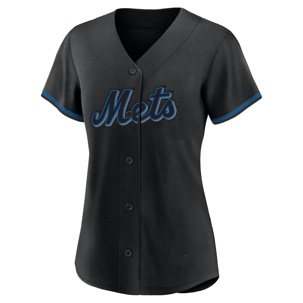 Juan Soto New York Mets Women's Plus Size Player Name & Number Fashion Jersey - Black