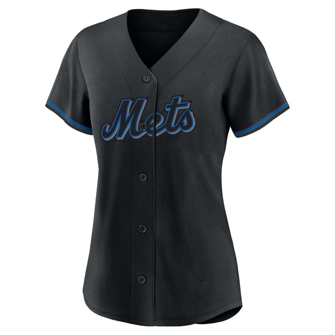 Juan Soto New York Mets Women's Plus Size Player Name & Number Fashion Jersey - Black