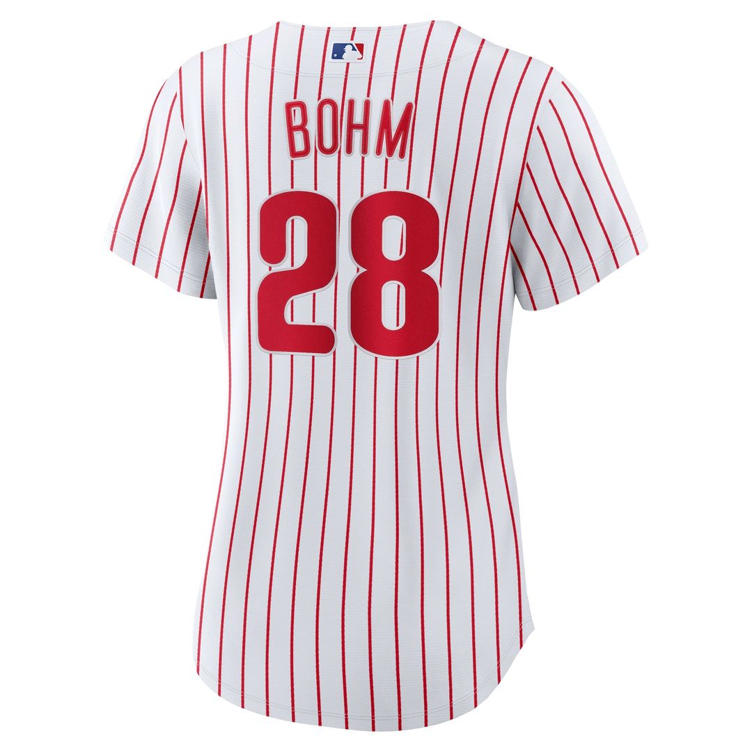 Alec Bohm Philadelphia Phillies Women's Home Jersey - White