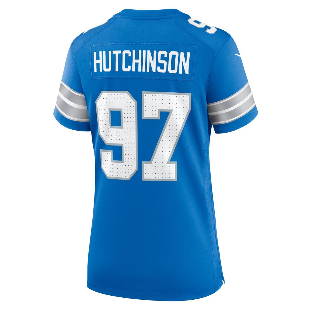 Aidan Hutchinson Detroit Lions Women's Jersey - Blue