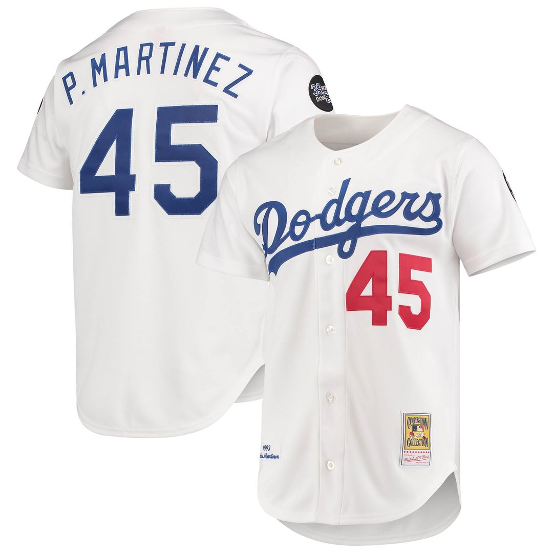 Pedro Martinez Los Angeles Dodgers 1993 Home Jersey - White