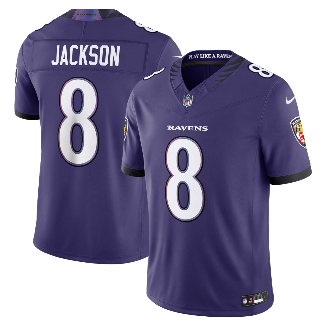 Lamar Jackson Baltimore Ravens Alternate Alternate Stitched Jersey - Black