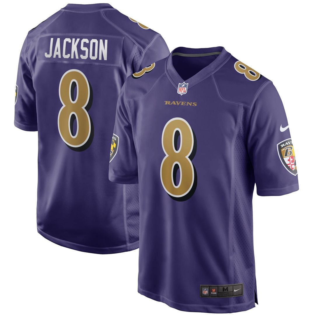 Lamar Jackson Baltimore Ravens Alternate Jersey - Purple