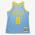 Men's Kobe Bryant Powder Blue Los Angeles Lakers 2001/02 Authentic Player Jersey