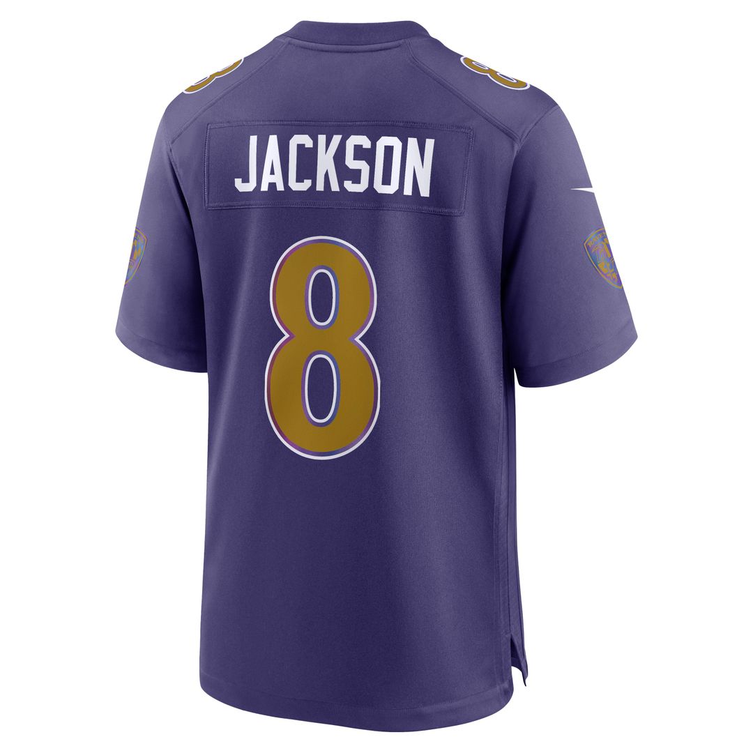 Lamar Jackson Baltimore Ravens Alternate Jersey - Purple