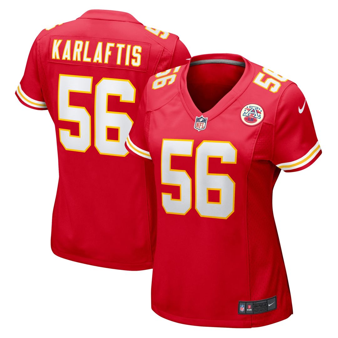 George Karlaftis Kansas City Chiefs Women's Jersey - Red