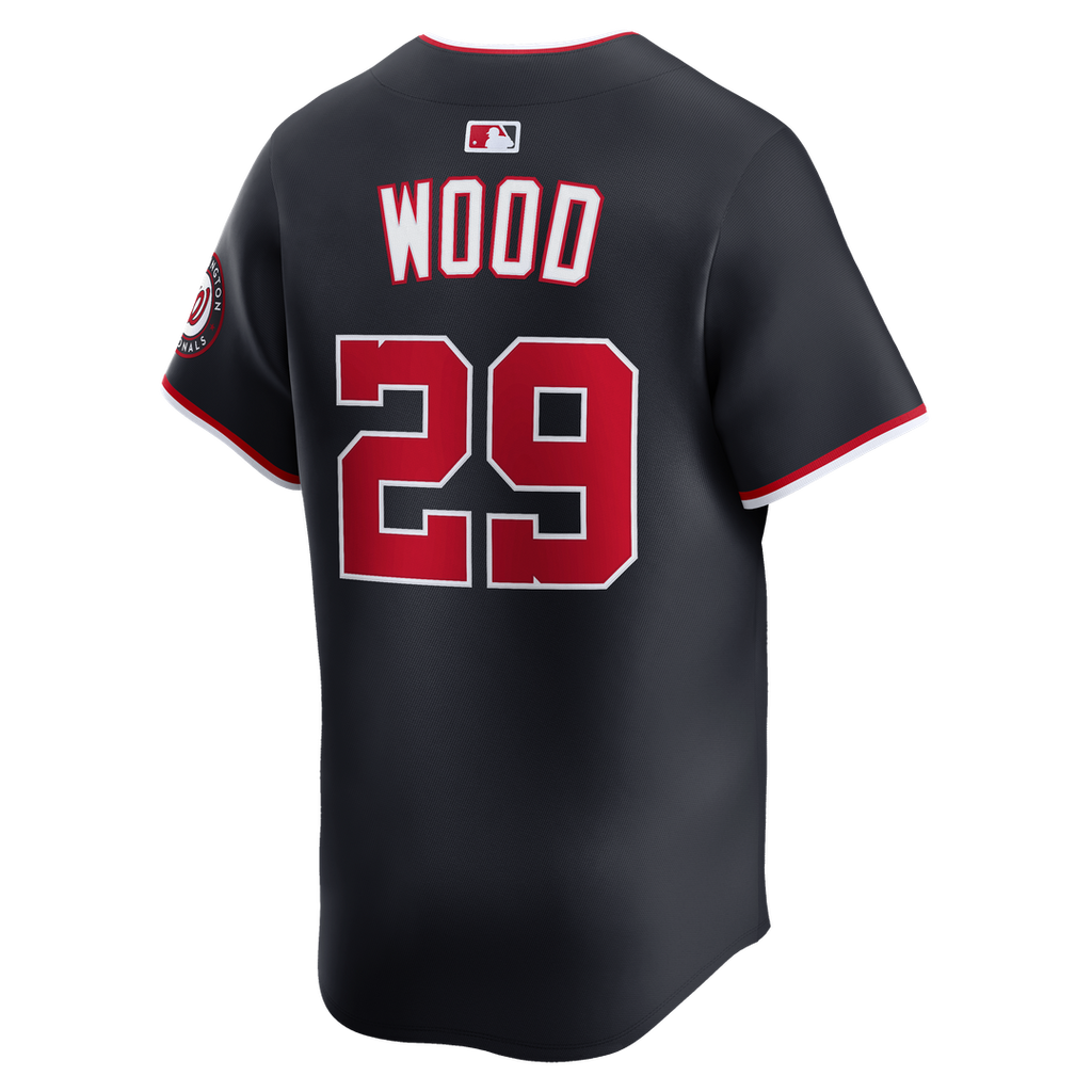 James Wood Washington Nationals Alternate Jersey - Navy