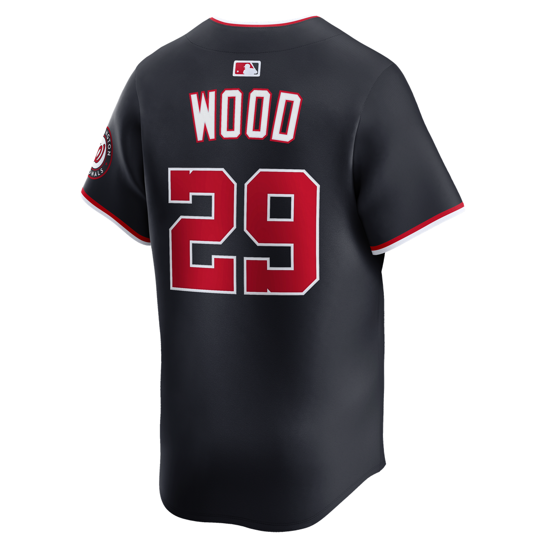 James Wood Washington Nationals Alternate Jersey - Navy
