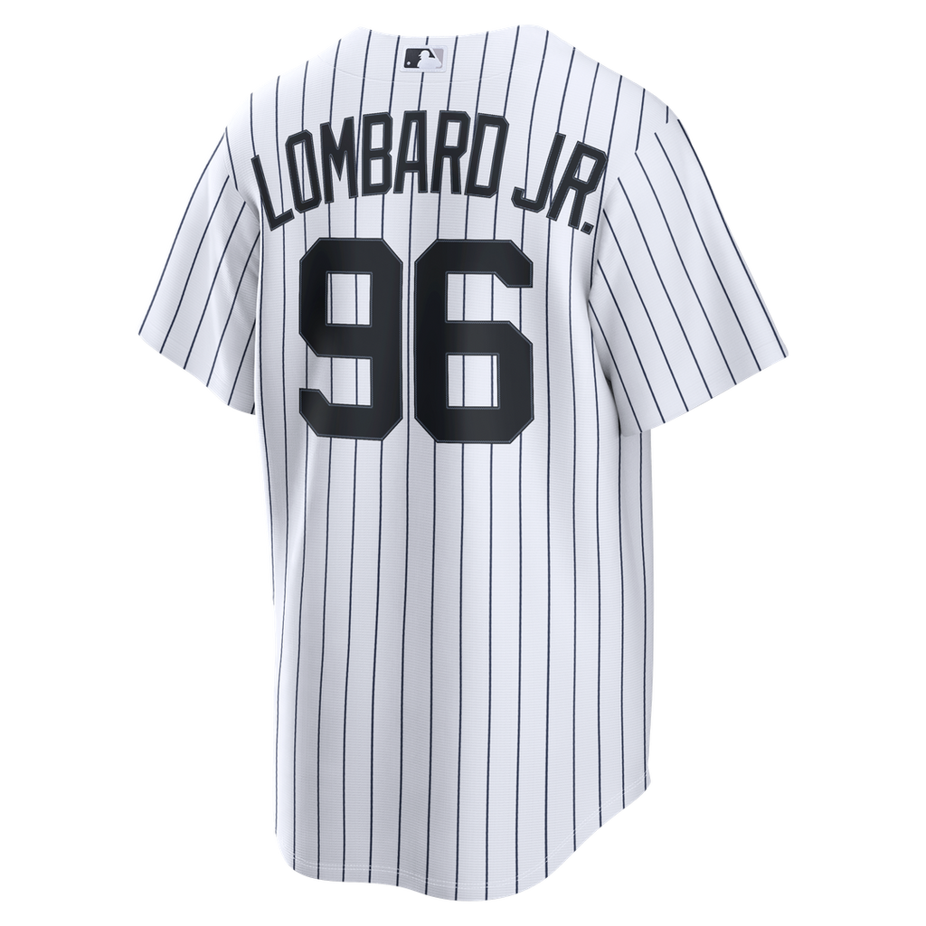 George Lombard Jr. New York Yankees Home Jersey - White