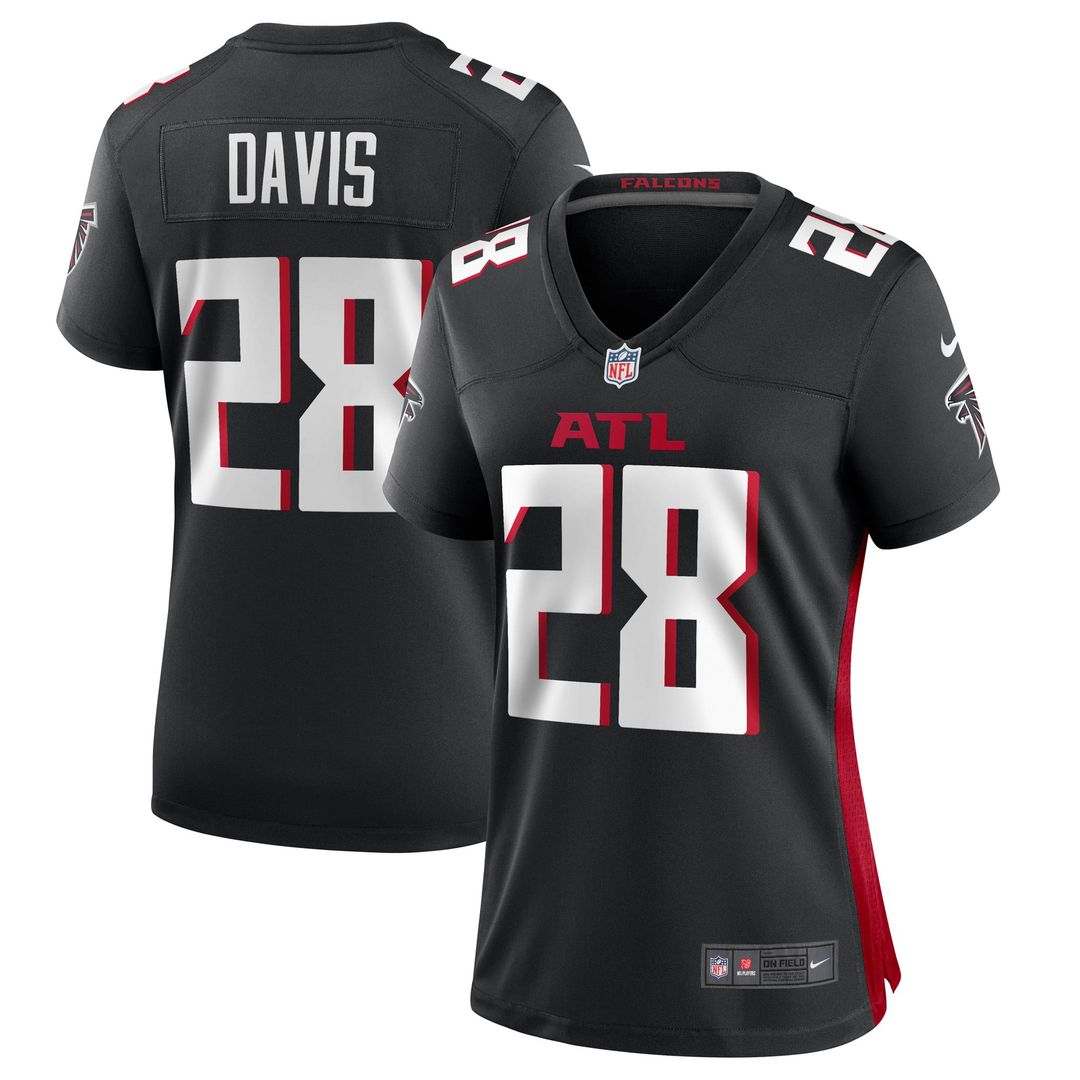 Mike Davis Atlanta Falcons Women's Jersey - Black