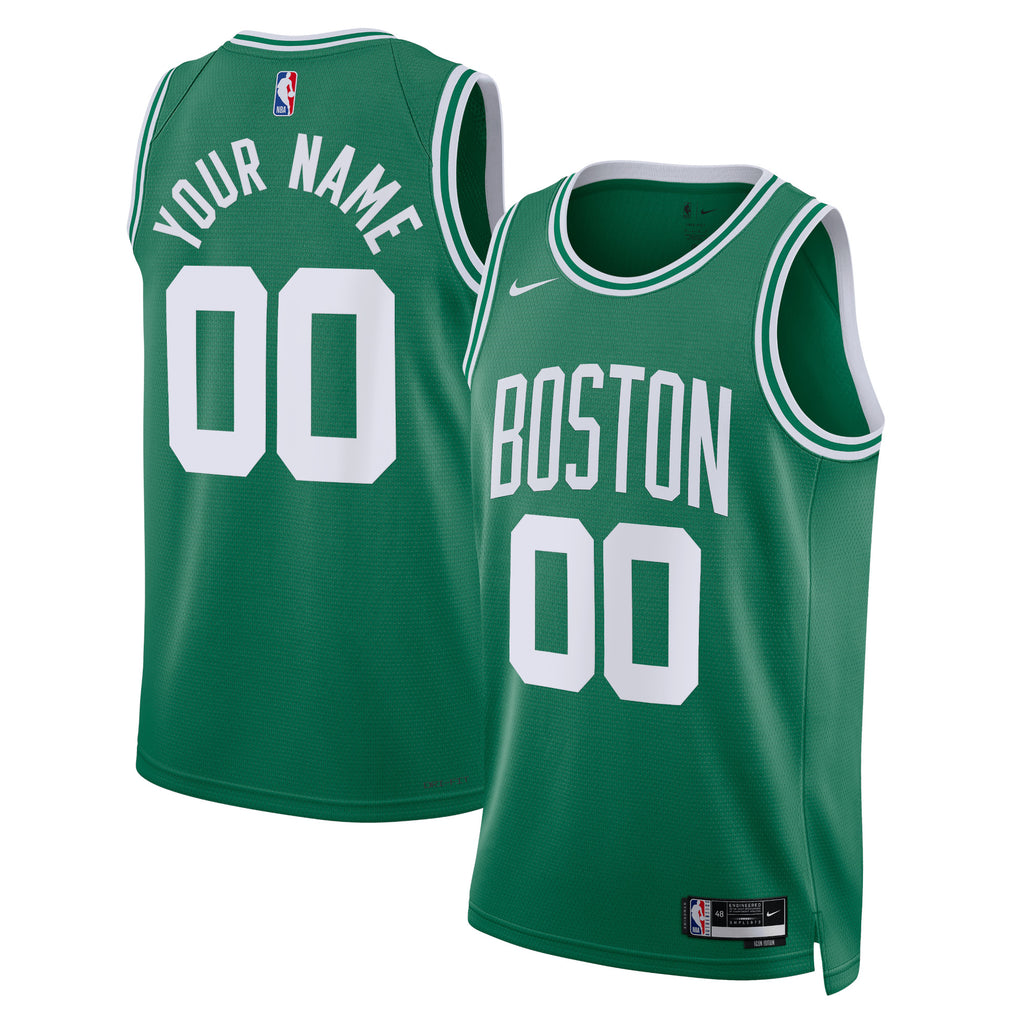 Boston Celtics Jersey - Kelly Green - Custom - Unisex