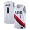 Portland Trail Blazers Replica Jersey - White - Damian Lillard - Unisex