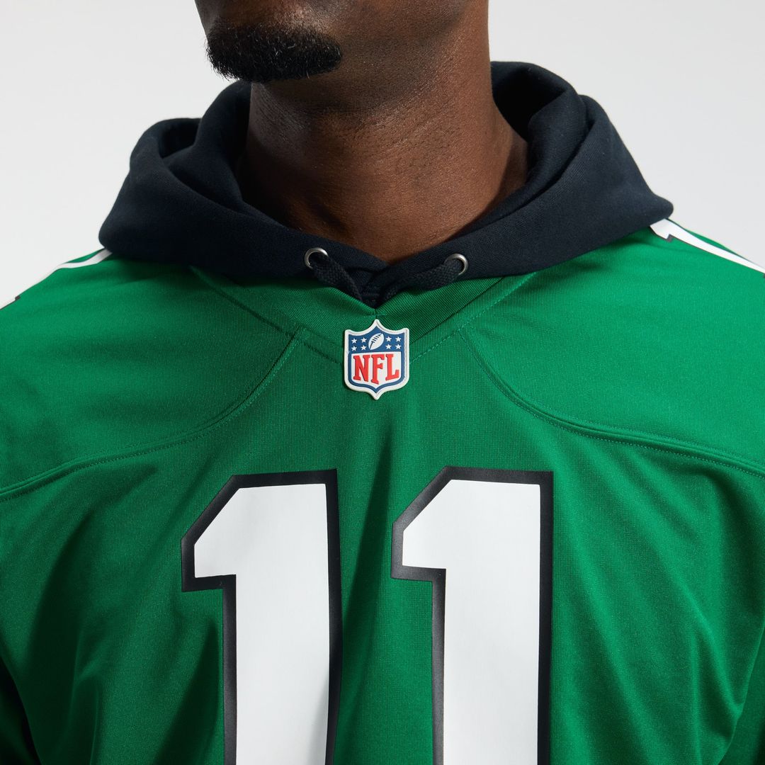 A.J. Brown Philadelphia Eagles Alternate Jersey - Kelly Green