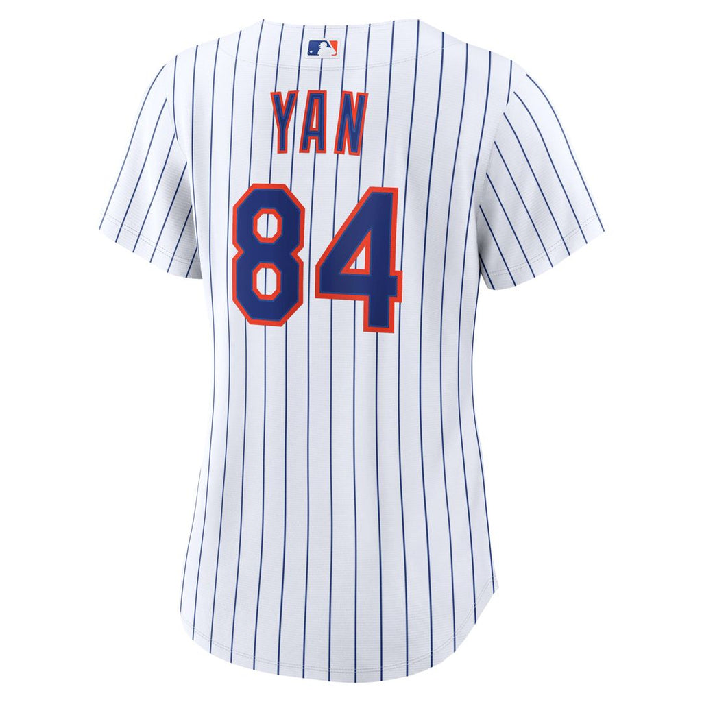 Jefry Yan New York Mets Women's Home Jersey - White