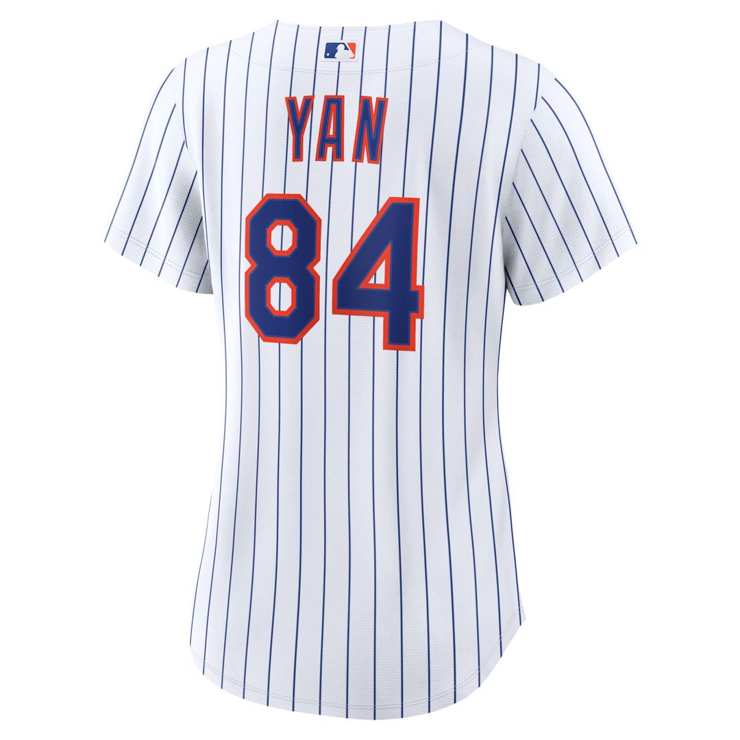 Jefry Yan New York Mets Women's Home Jersey - White