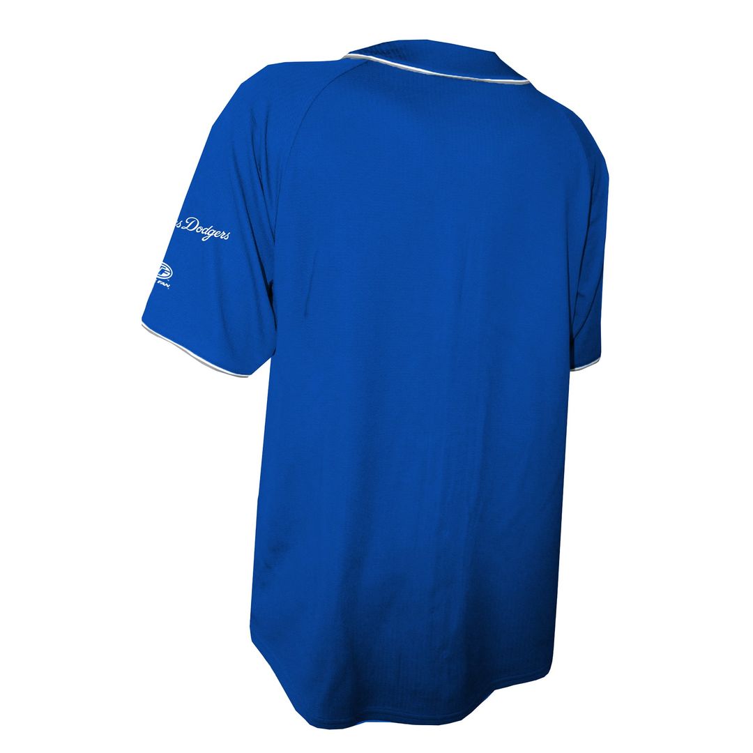 Los Angeles Dodgers Team Color Full-Button Fashion Jersey - Royal