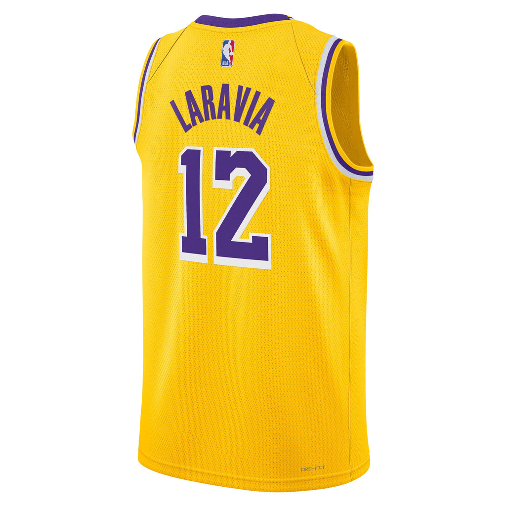 Los Angeles Lakers Jersey - Gold - Jake LaRavia - Unisex