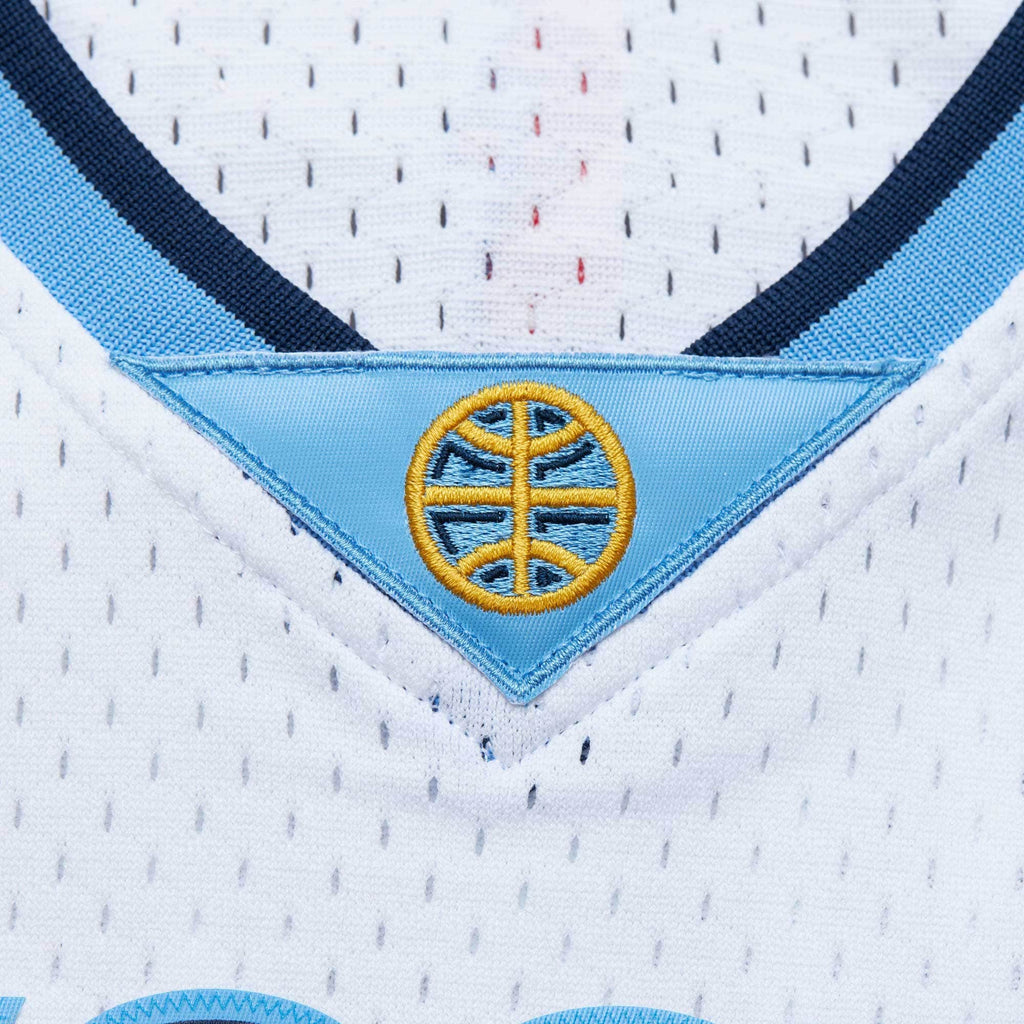 Men's Nikola Jokic White Denver Nuggets 2016/17 Throwback Jersey