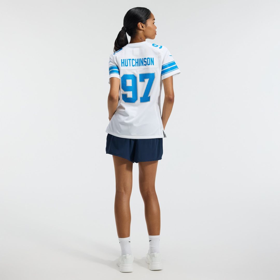 Aidan Hutchinson Detroit Lions Women's 2nd Alternate Jersey - Black