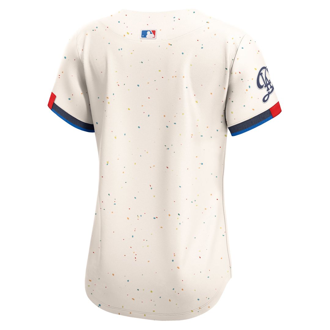 Los Angeles Dodgers Women's Jersey - Cream