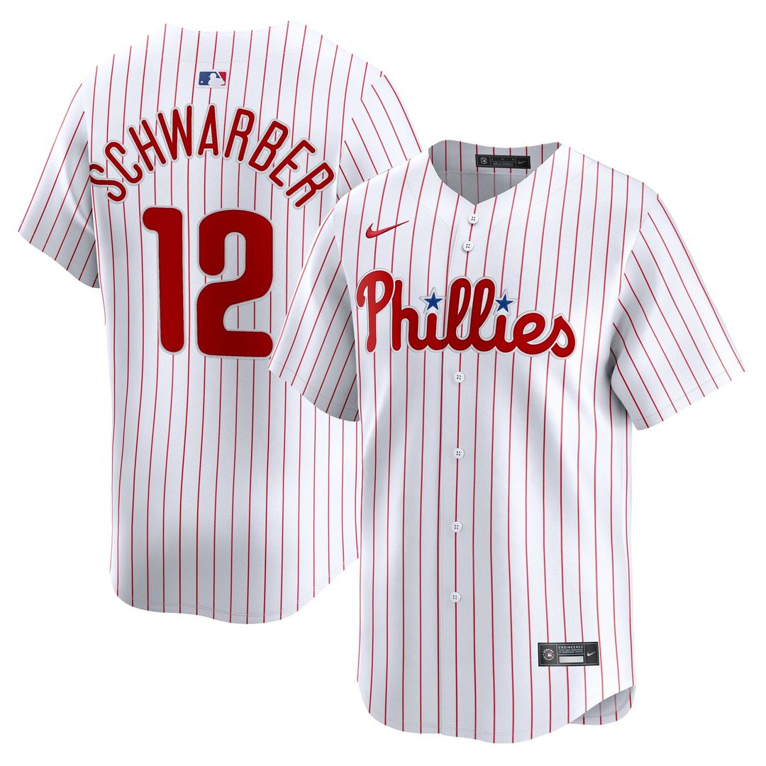 Kyle Schwarber Philadelphia Phillies Home Jersey - White
