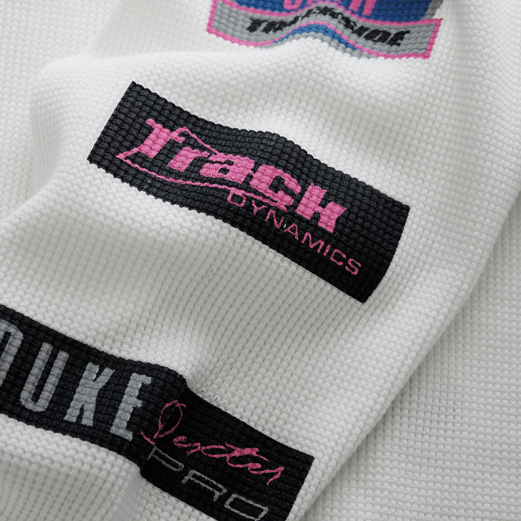 Alpine Duke + Dexter Vintage White Long Sleeve Waffle