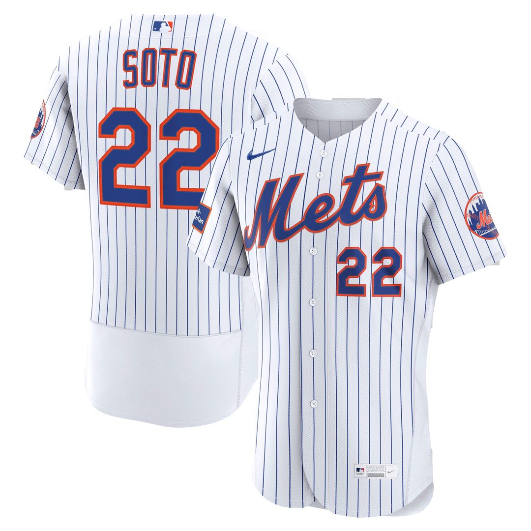 Juan Soto New York Mets Alternate Authentic Sponsor Patch Jersey - Black