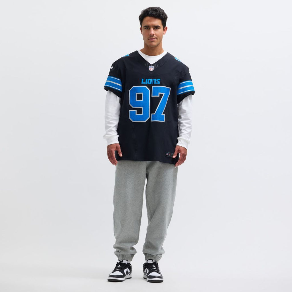Aidan Hutchinson Detroit Lions Alternate Elite Jersey - Black