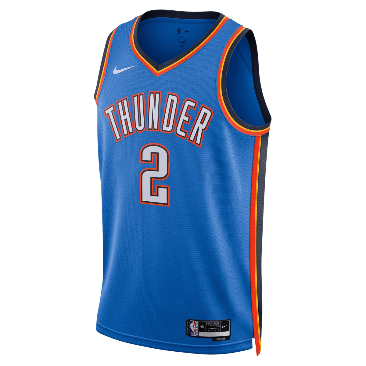 Oklahoma City Thunder Jersey - Blue - Shai Gilgeous-Alexander - Unisex