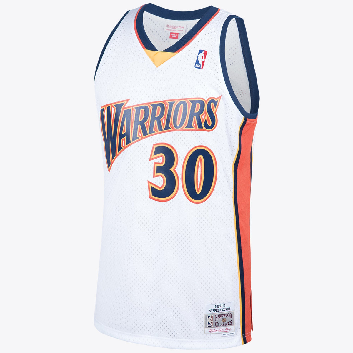 Golden State Warriors 2009 Steph Curry Home Jersey - White - Mens