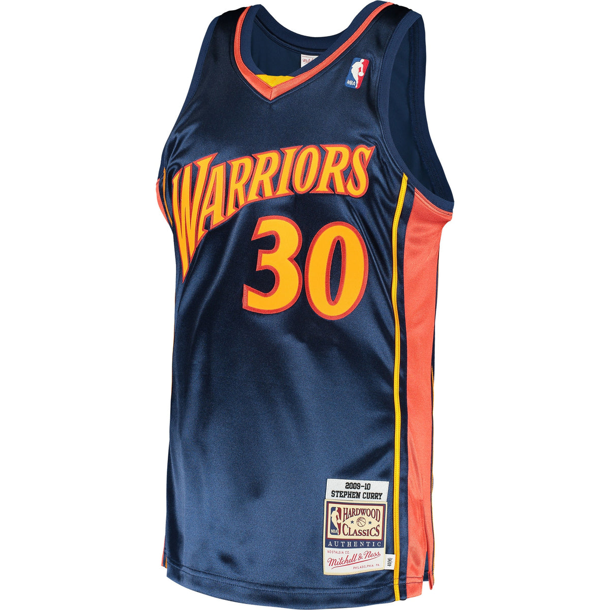 Men's Stephen Curry Navy Golden State Warriors 2009 Jersey