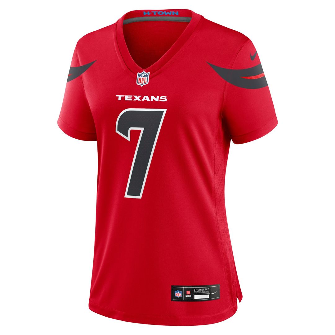 C.J. Stroud Houston Texans Women's Alternate Jersey - Red