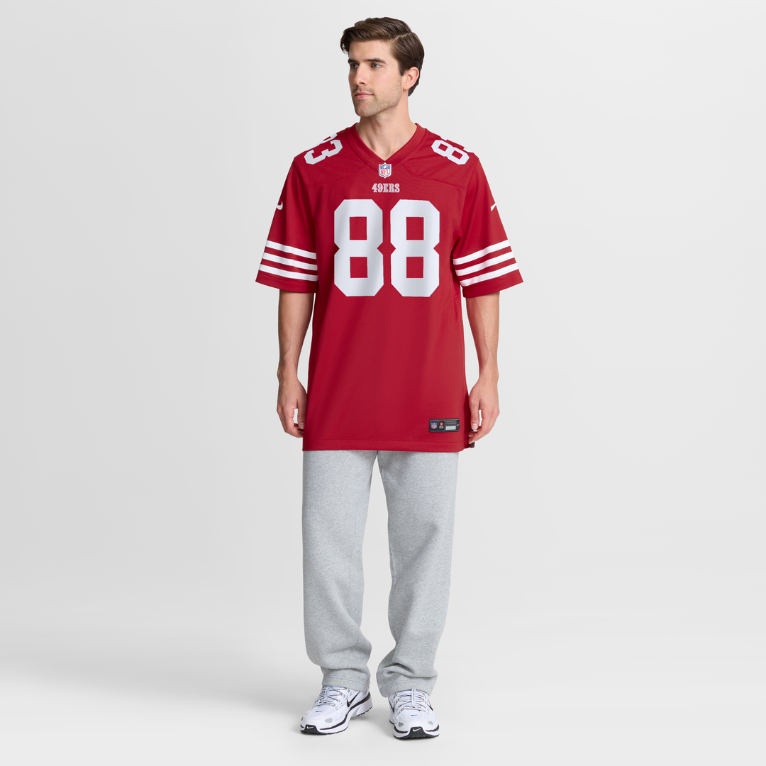 Jake Tonges San Francisco 49ers Team Jersey - Scarlet