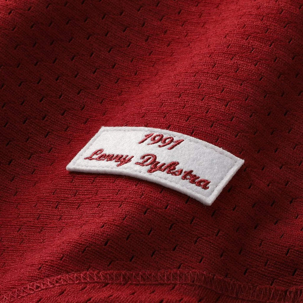 Lenny Dykstra Philadelphia Phillies Authentic Jersey - Scarlet