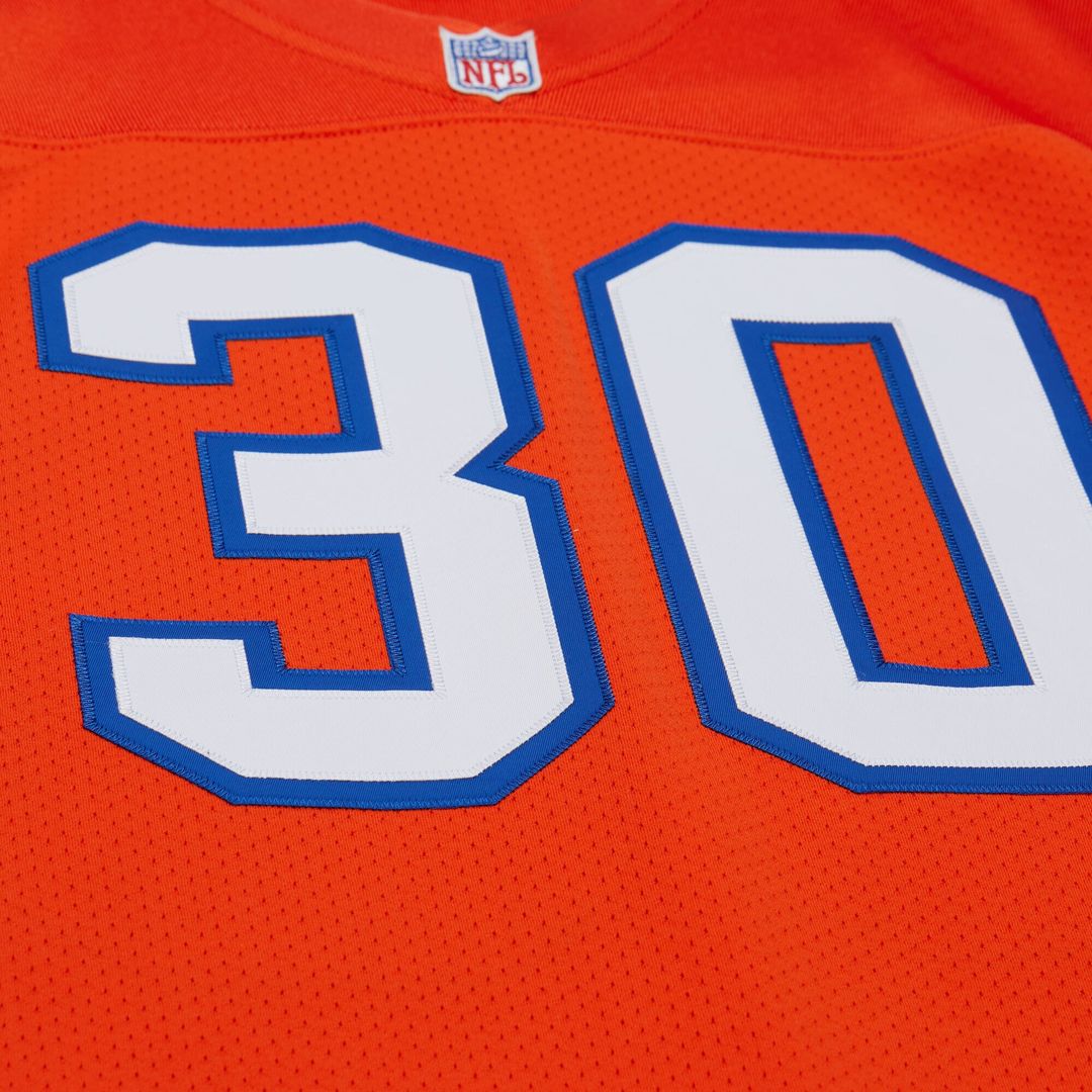 Terrell Davis Denver Broncos 1995 Authentic Throwback Retired Player Jersey - Orange