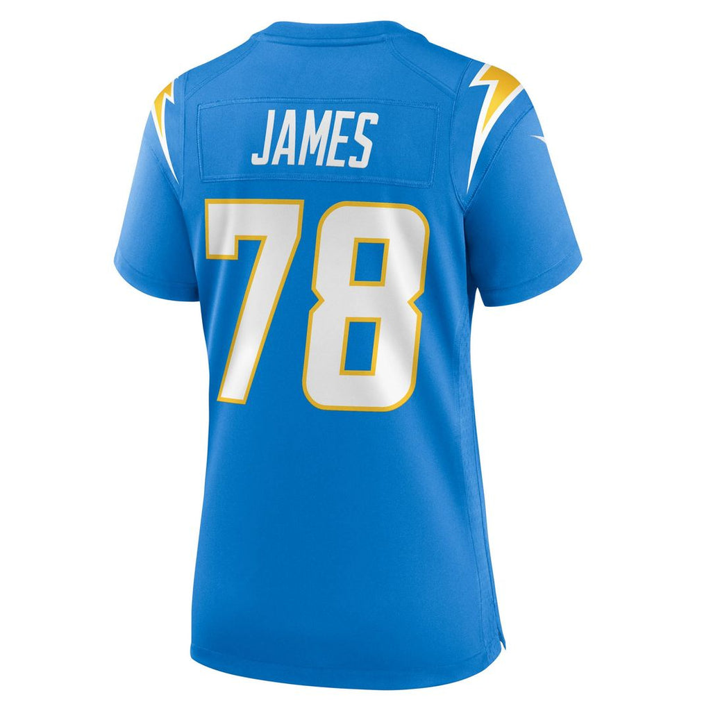 Andre James Los Angeles Chargers Women's Team Jersey - Powder Blue