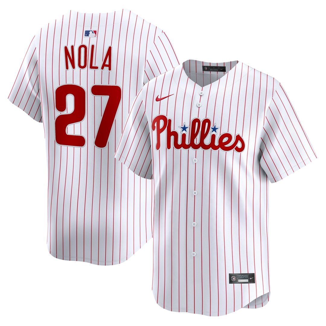 Aaron Nola Philadelphia Phillies Home Jersey - White