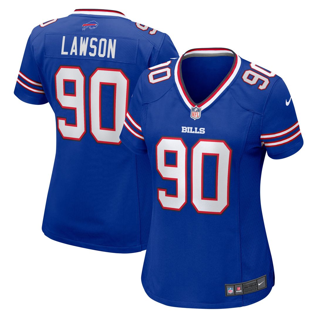 Shaq Lawson Buffalo Bills Women's Jersey - Royal