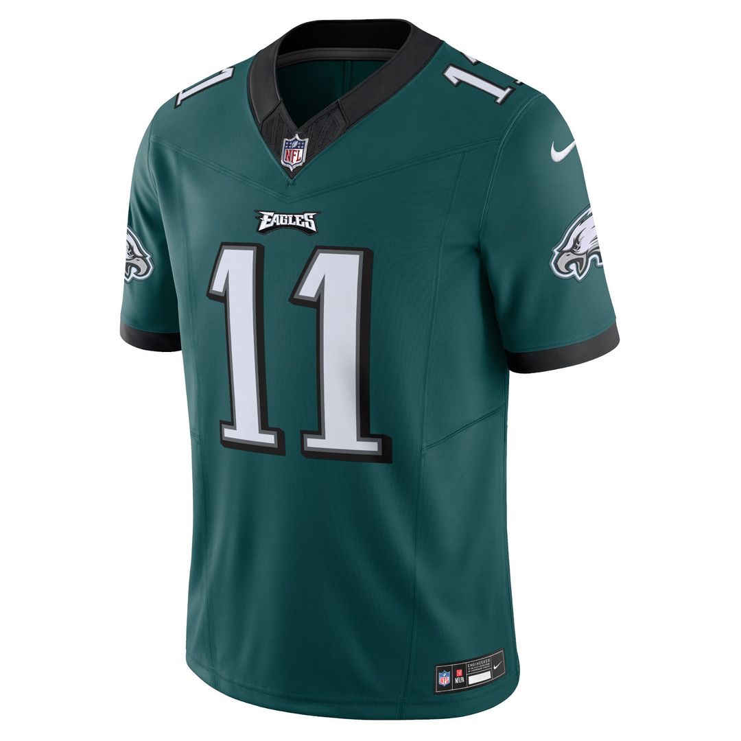 A.J. Brown Philadelphia Eagles Jersey - Green
