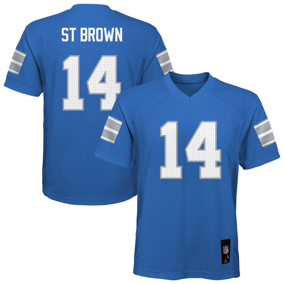 Amon-Ra St. Brown Detroit Lions Preschool Replica Player Jersey - Blue