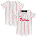 Philadelphia Phillies Newborn Home Replica Romper Jersey - White