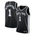 San Antonio Spurs Jersey - Black - Victor Wembanyama - Unisex