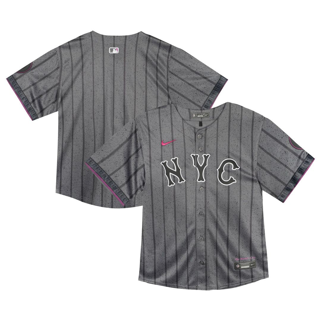 New York Mets Infant 2024 Jersey - Gray