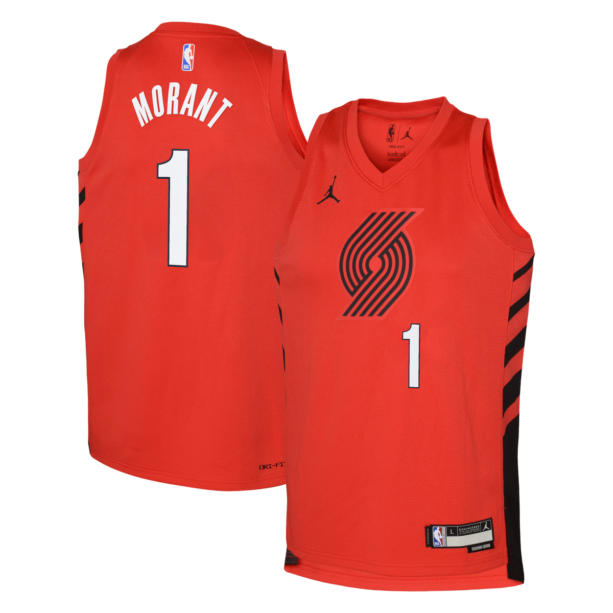 Portland Trail Blazers Jersey - Red - Ja Morant - Youth