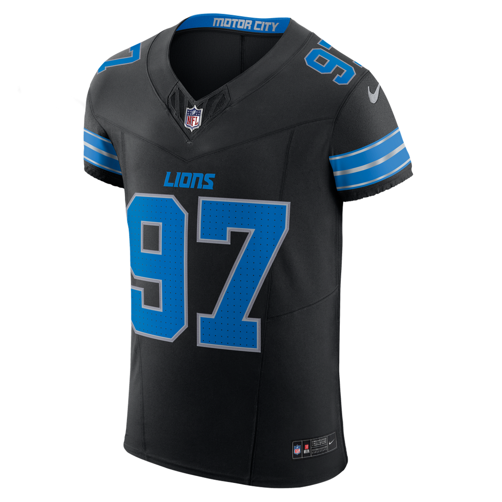 Aidan Hutchinson Detroit Lions Alternate Elite Jersey - Black