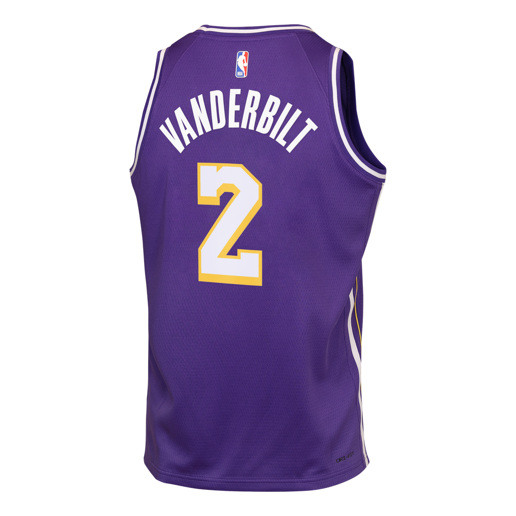 Los Angeles Lakers Jersey - Purple - Jarred Vanderbilt - Youth