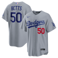Mookie Betts Los Angeles Dodgers Jersey - Gray