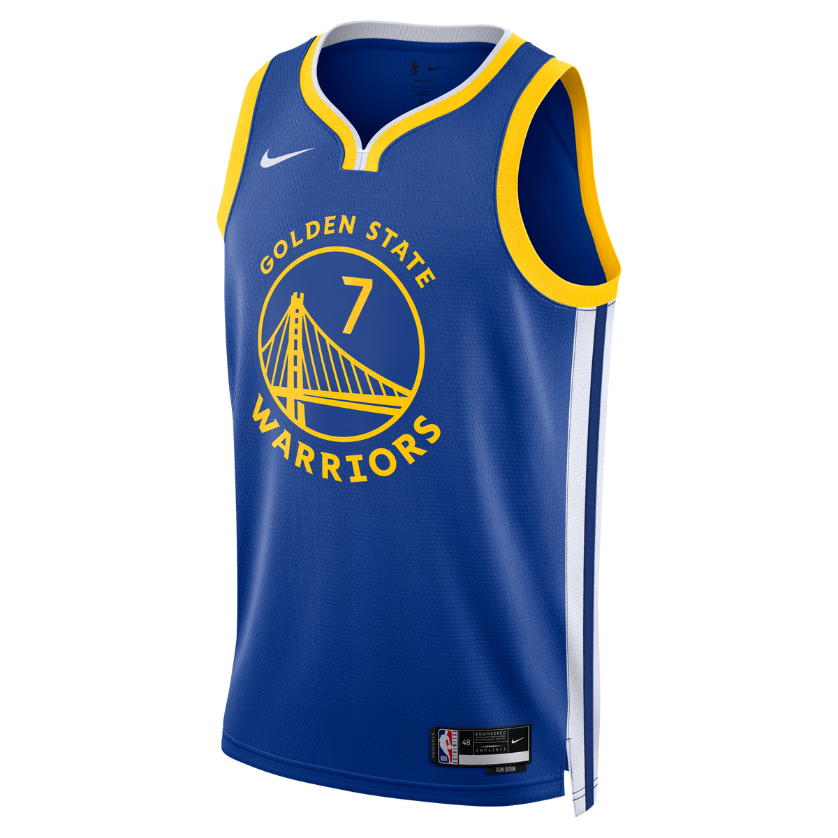 Golden State Warriors Jersey - Royal - Kristaps Porziņģis - Unisex