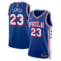 LeBron James Philadelphia 76ers Icon Edition Swingman Jersey - Royal - Youth