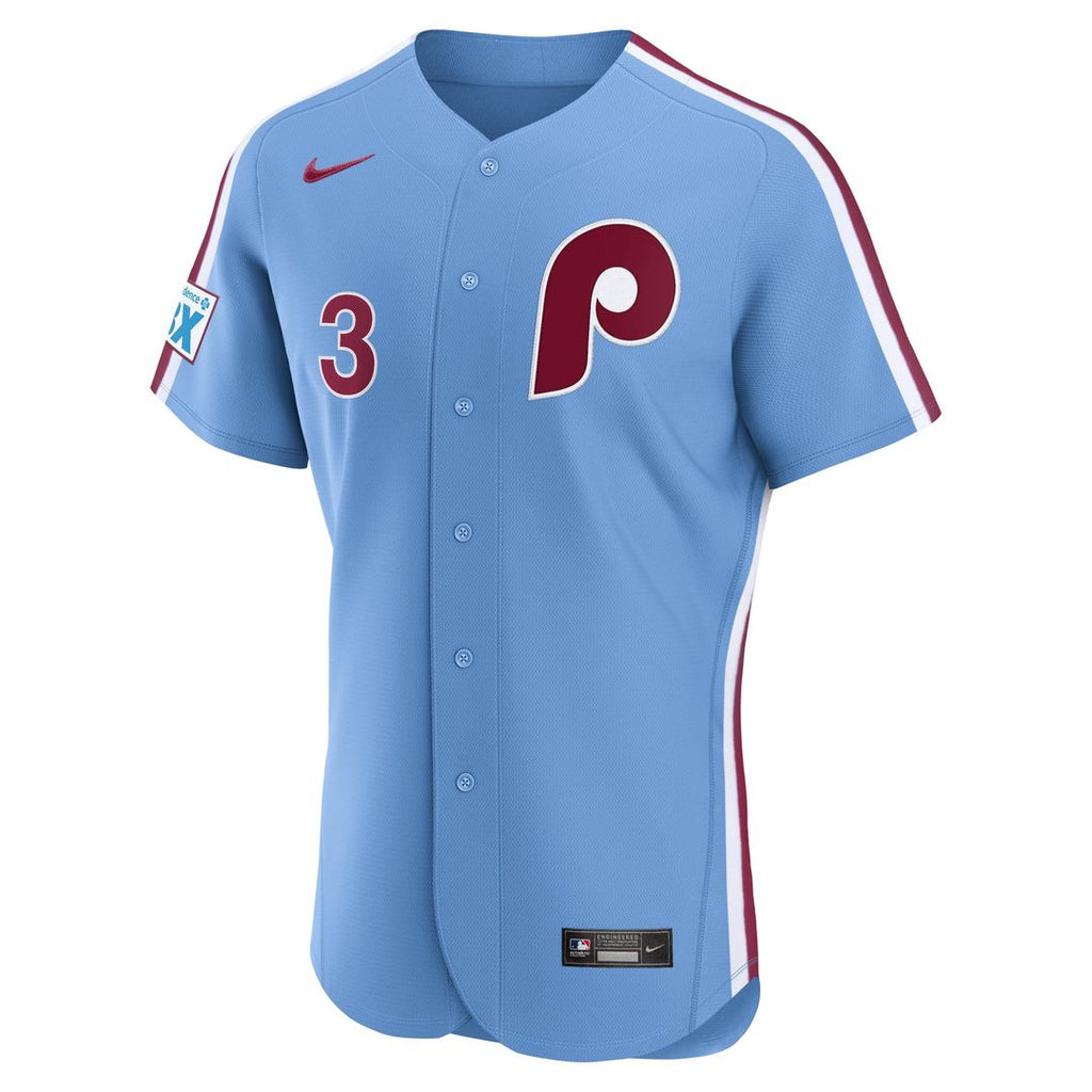 Bryce Harper Philadelphia Phillies Alternate Authentic Sponsor Patch Jersey - Cream
